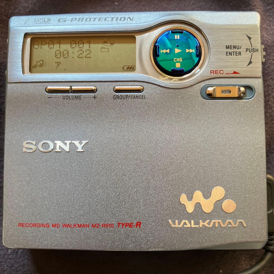 SONY レコーディングMDウォークマン MZ-R910 TYPE-R