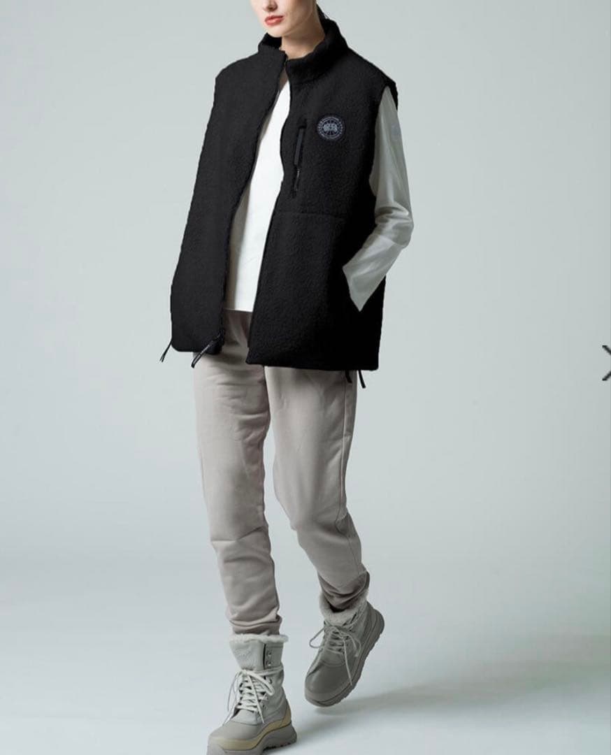 カナダグース　Kinross Fleece Vest キンロス リバーシブル