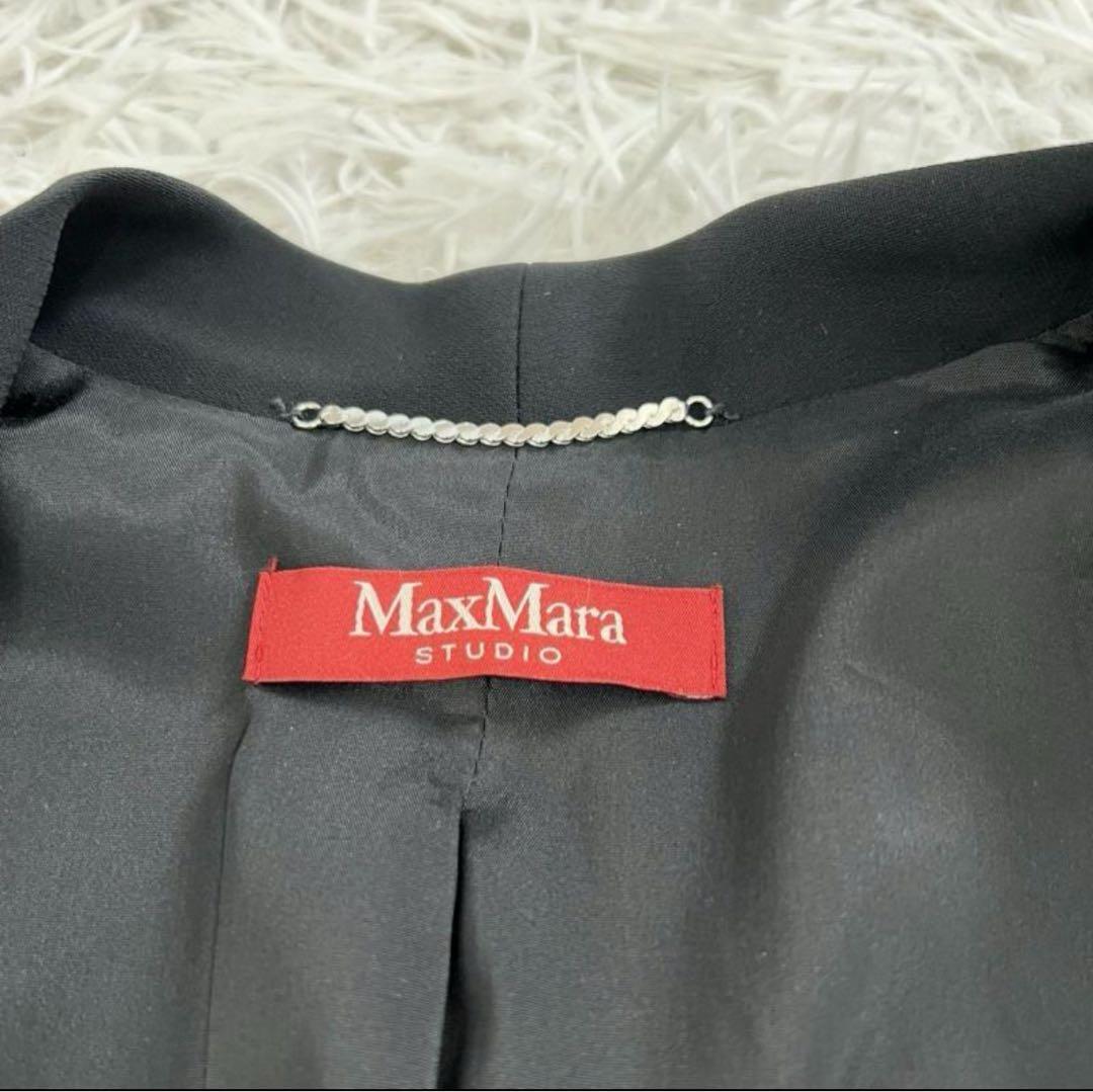 専用！Max Mara STUDIO スーツ セットアップ ノーカラー ブラック
