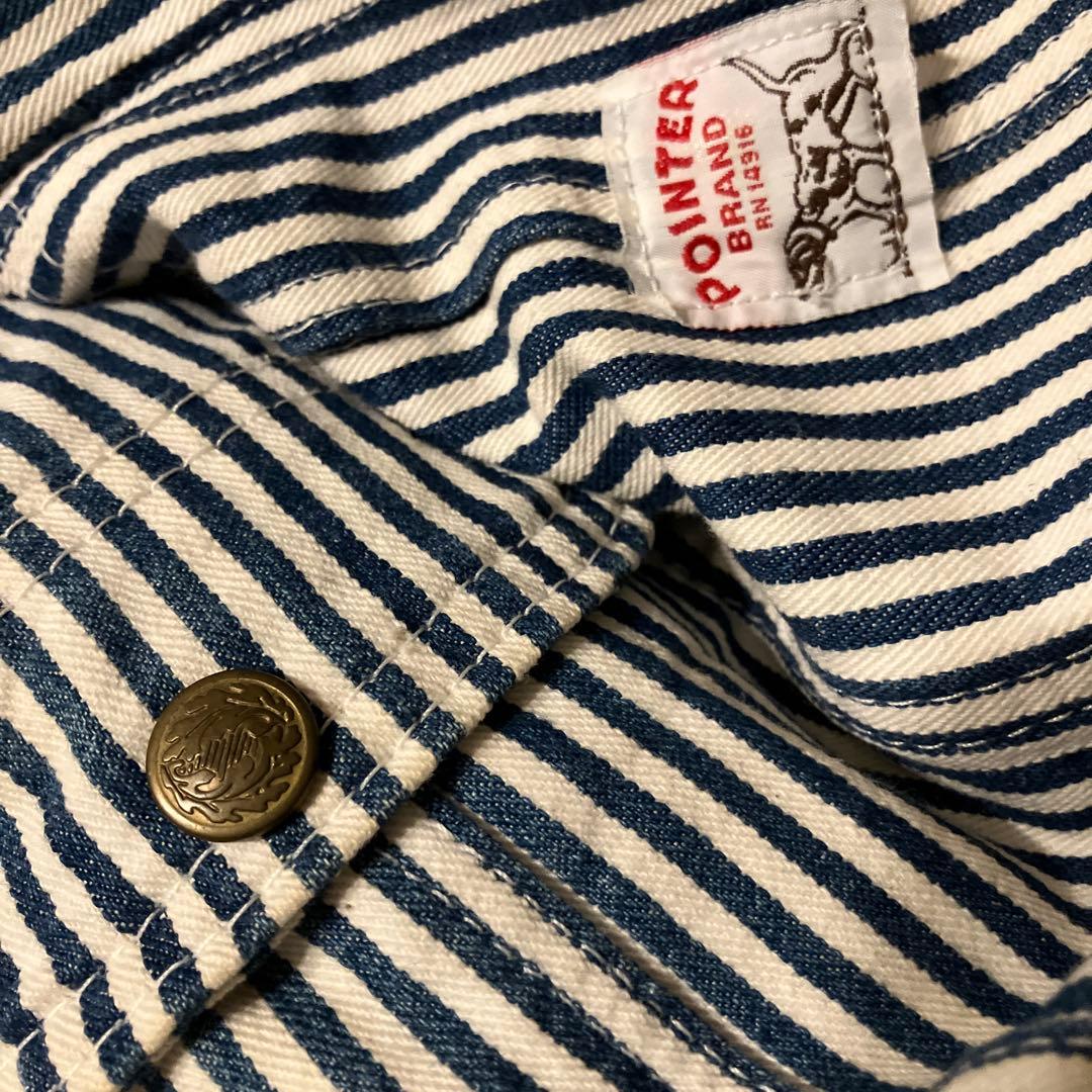 パンツ POINTER made in usa hickory overall 70s