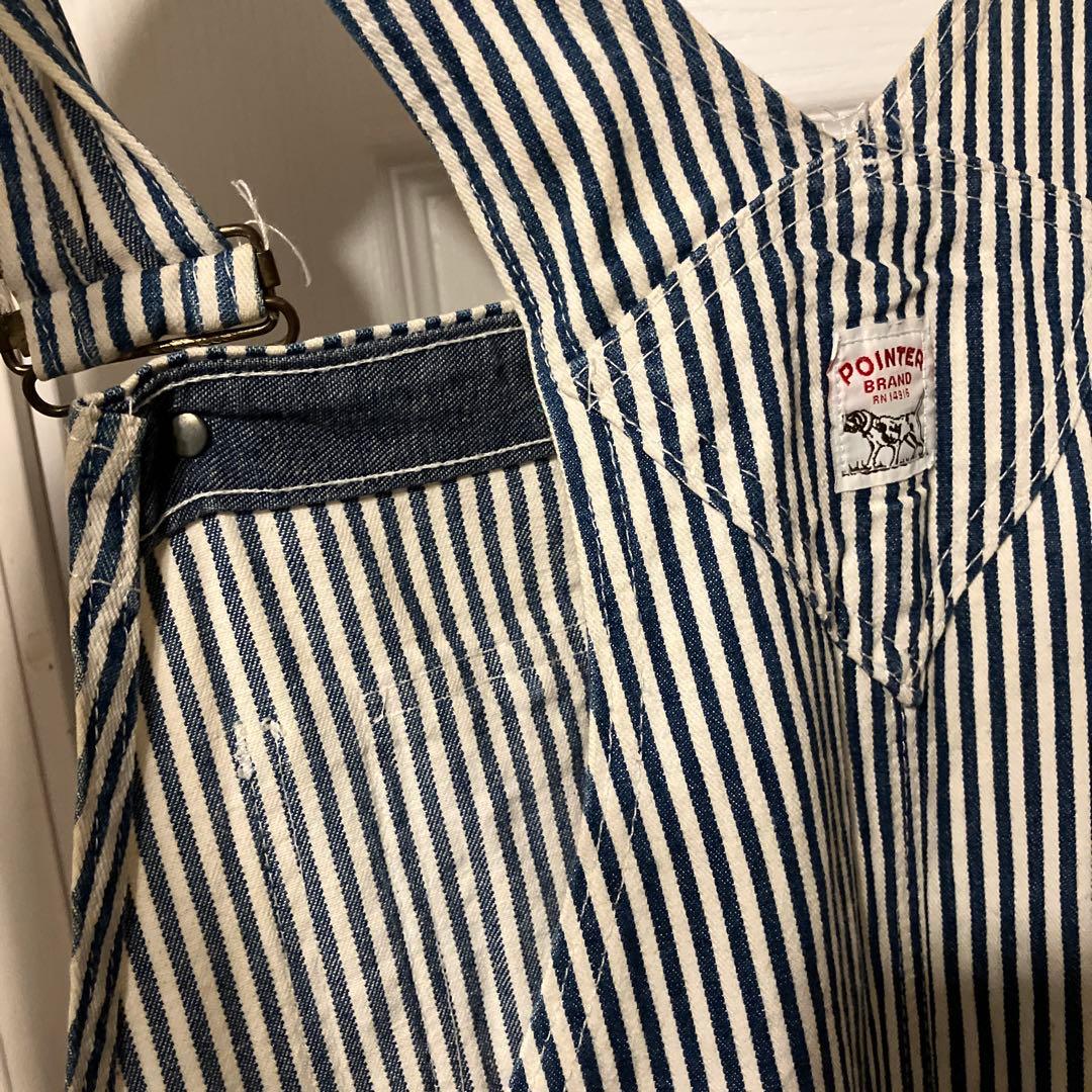 パンツ POINTER made in usa hickory overall 70s