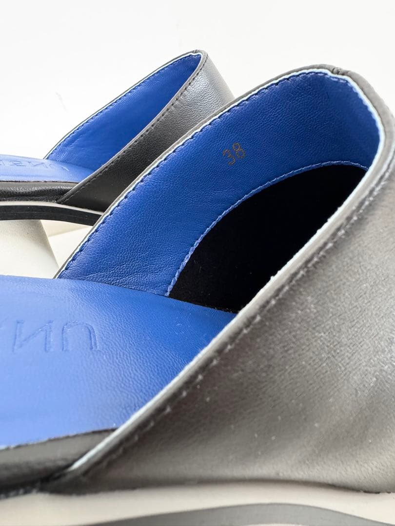 アンスリード　ワイドスクエアミュール　38 ブラック