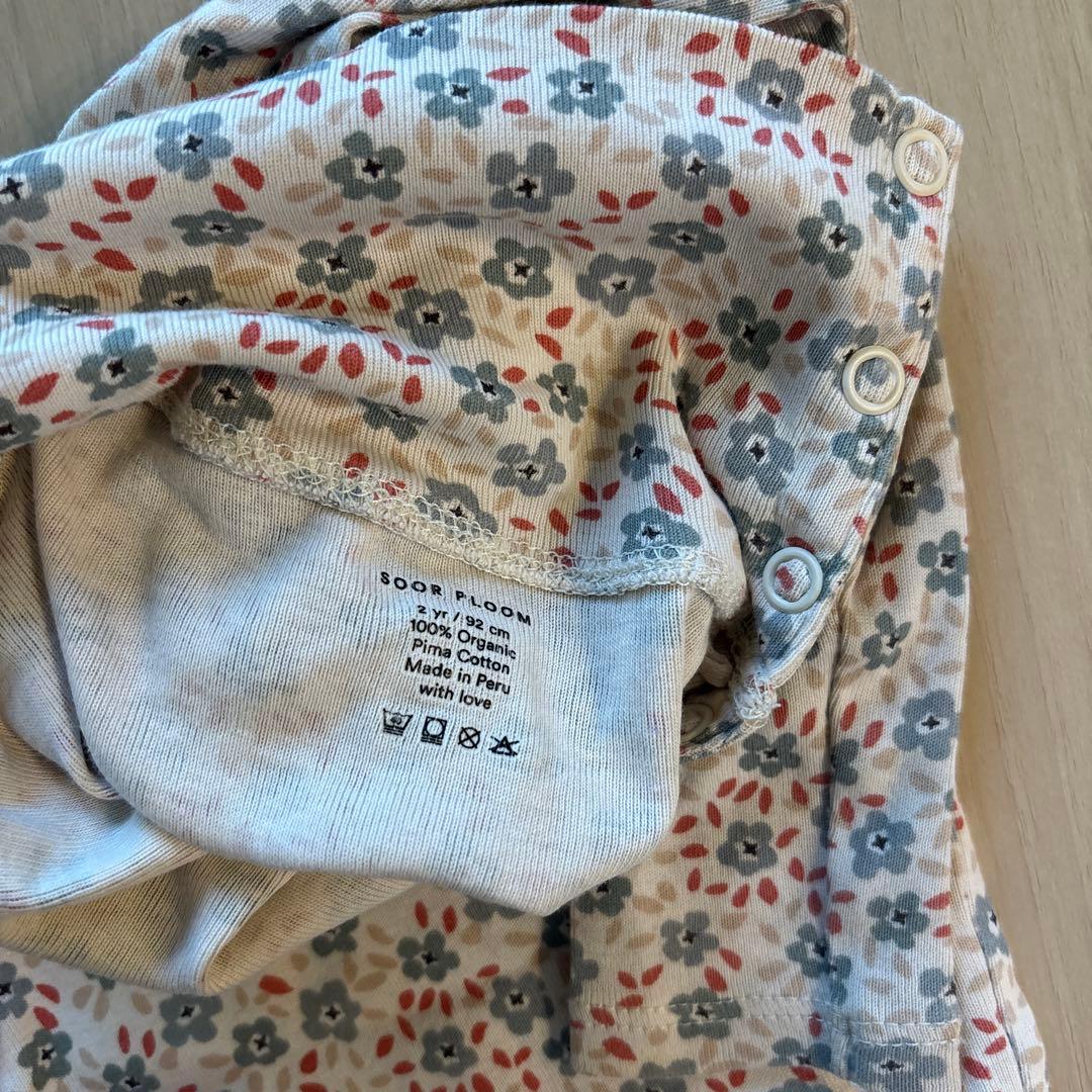 soor ploom 花柄 ハイネック Tシャツ 2y meadow