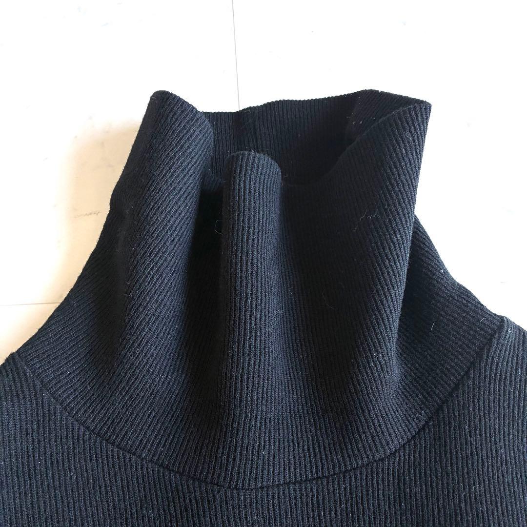 COGTHEBIGSMOKE GISELE ROLLNECK GILET 黒