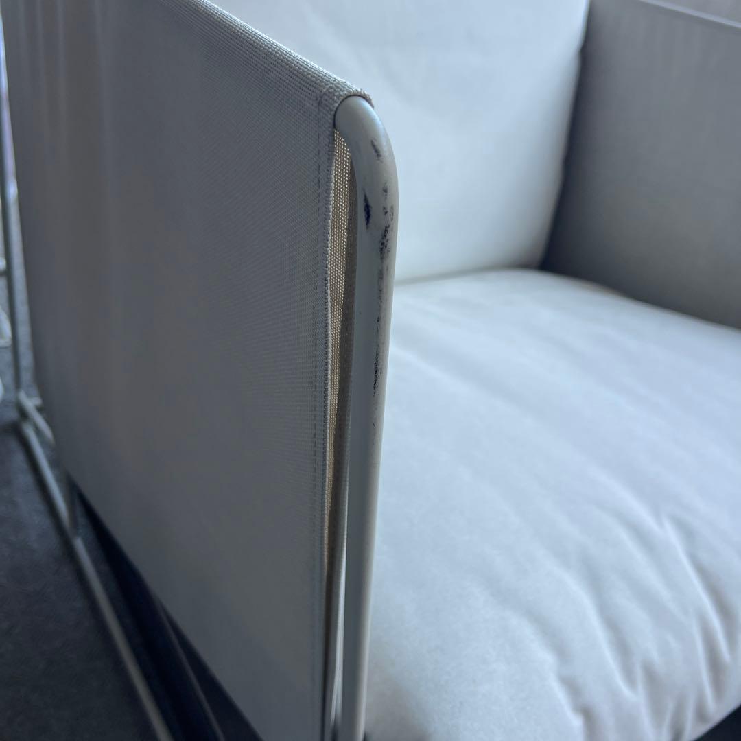 IKEA HAVSTEN ハーヴステン アームチェア 屋外用, ベージュ