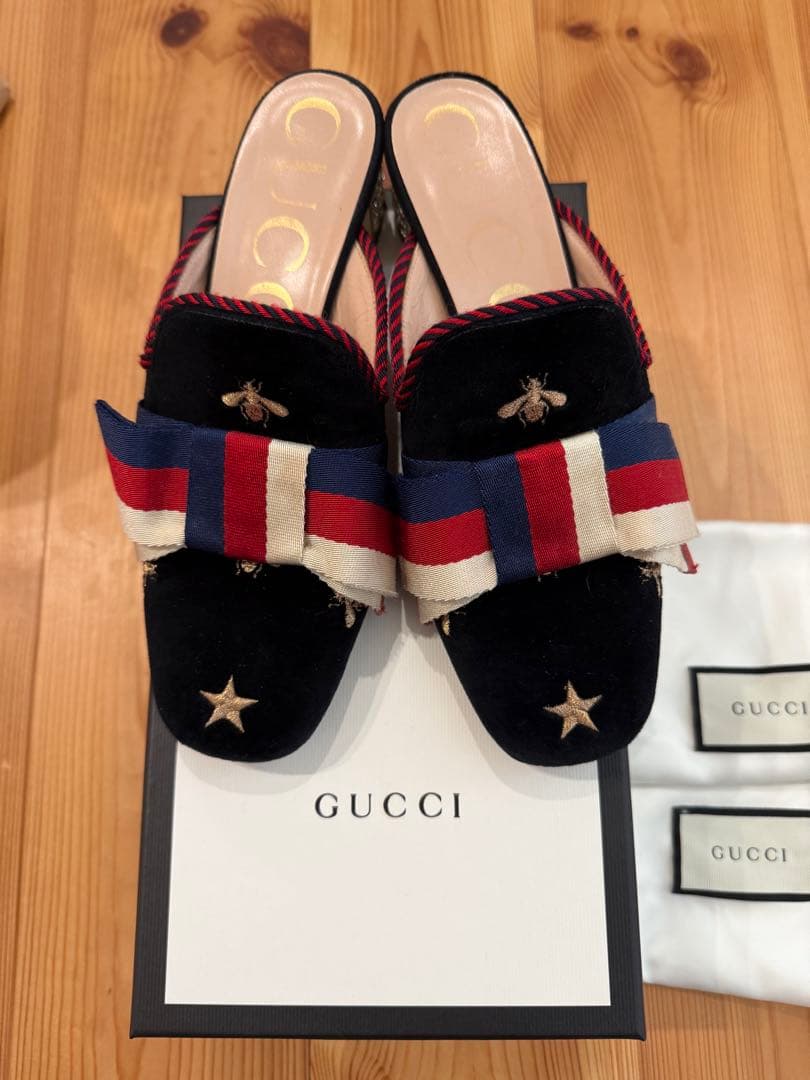 GUCCI グッチ プリンスタウン スリッパ サンダル ミュール 靴