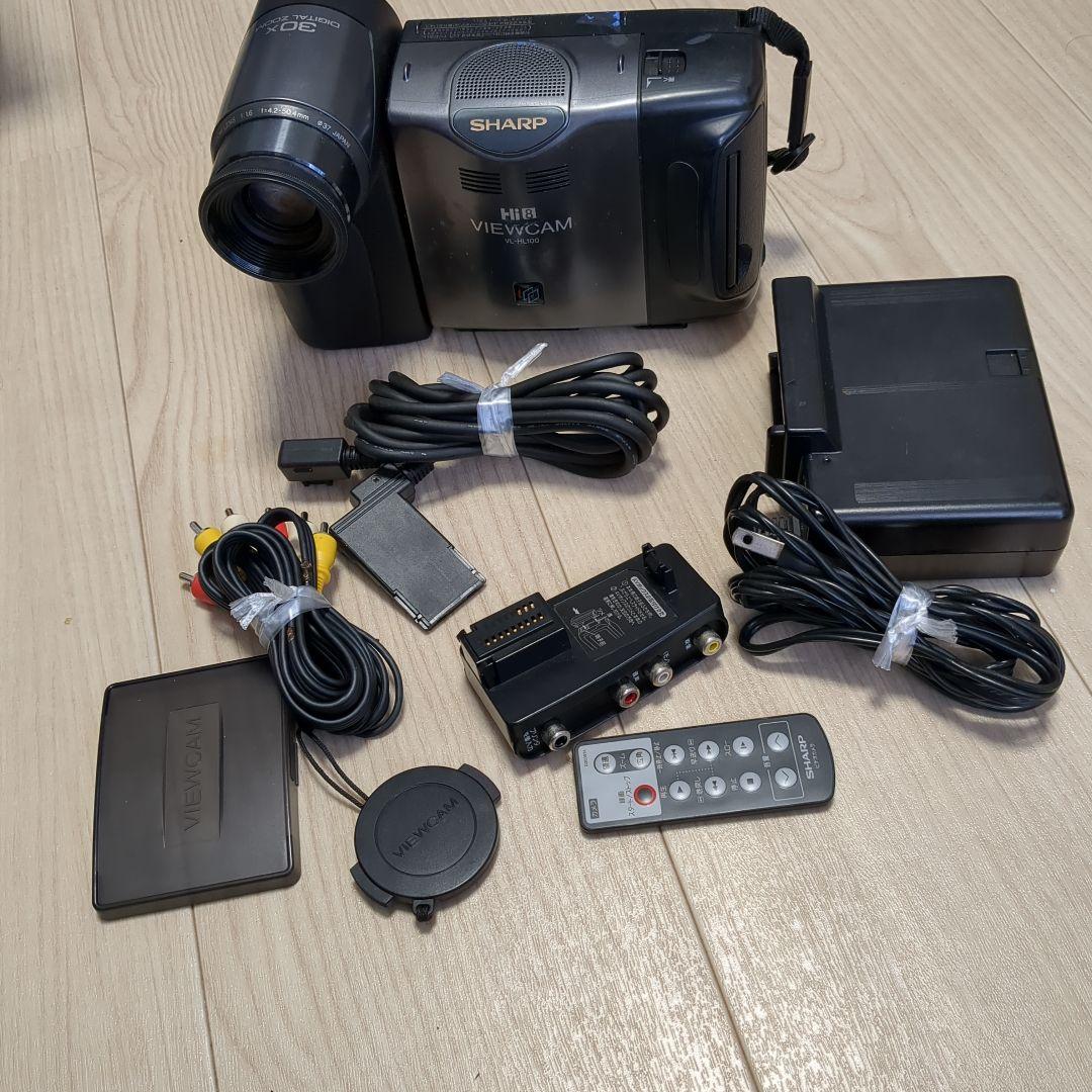 SHARP VL-HL100 VIEWCAM ビデオカメラ Hi8 フル装備