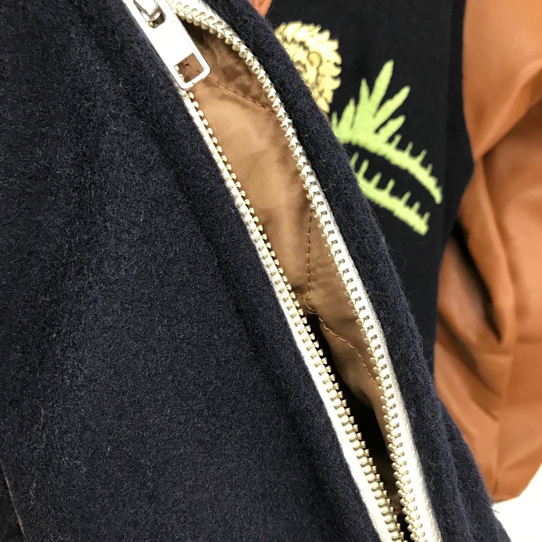 BLACK WEIRDOS スタジャン　L　牛革