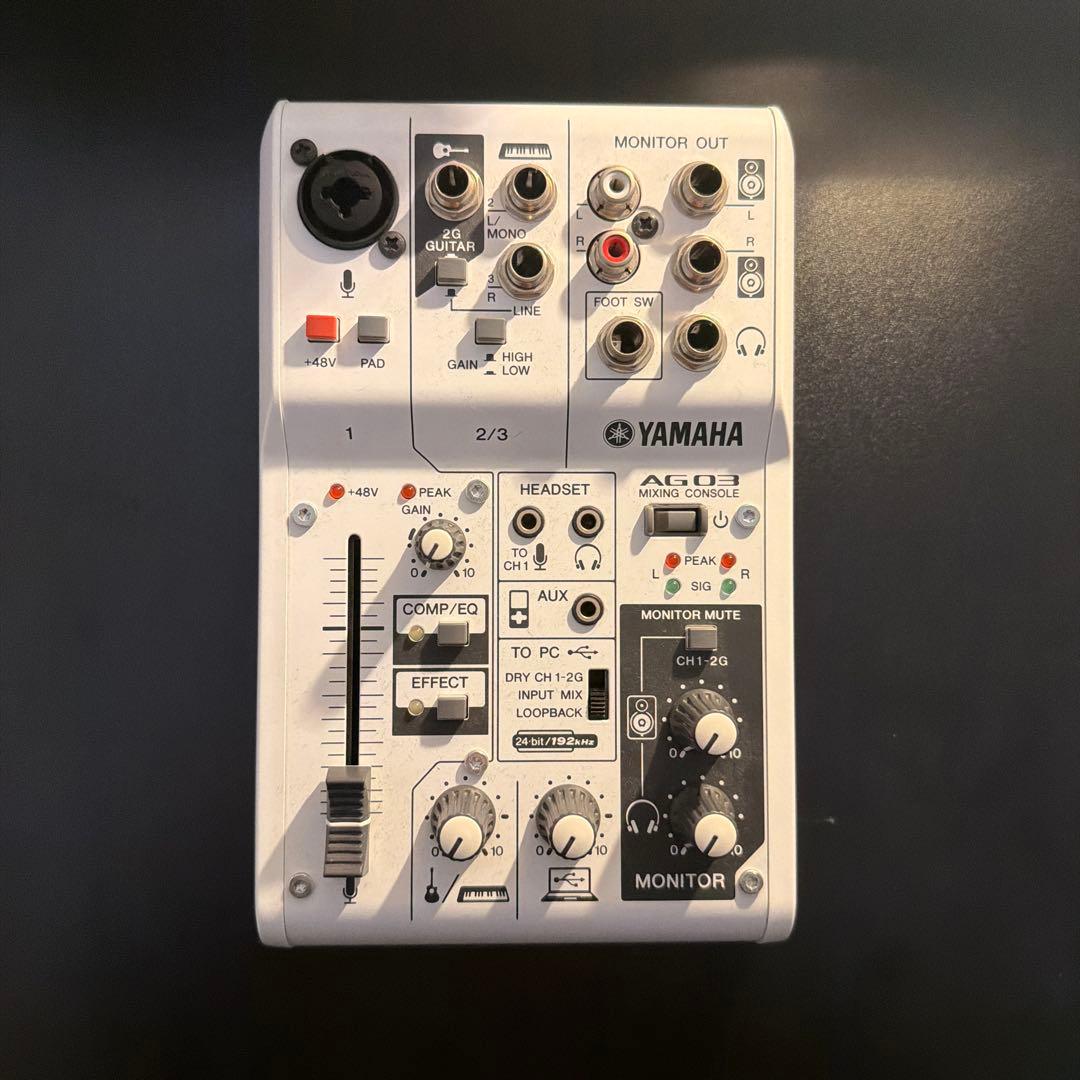 YAMAHA AG03 オーディオインターフェース / ミキサー