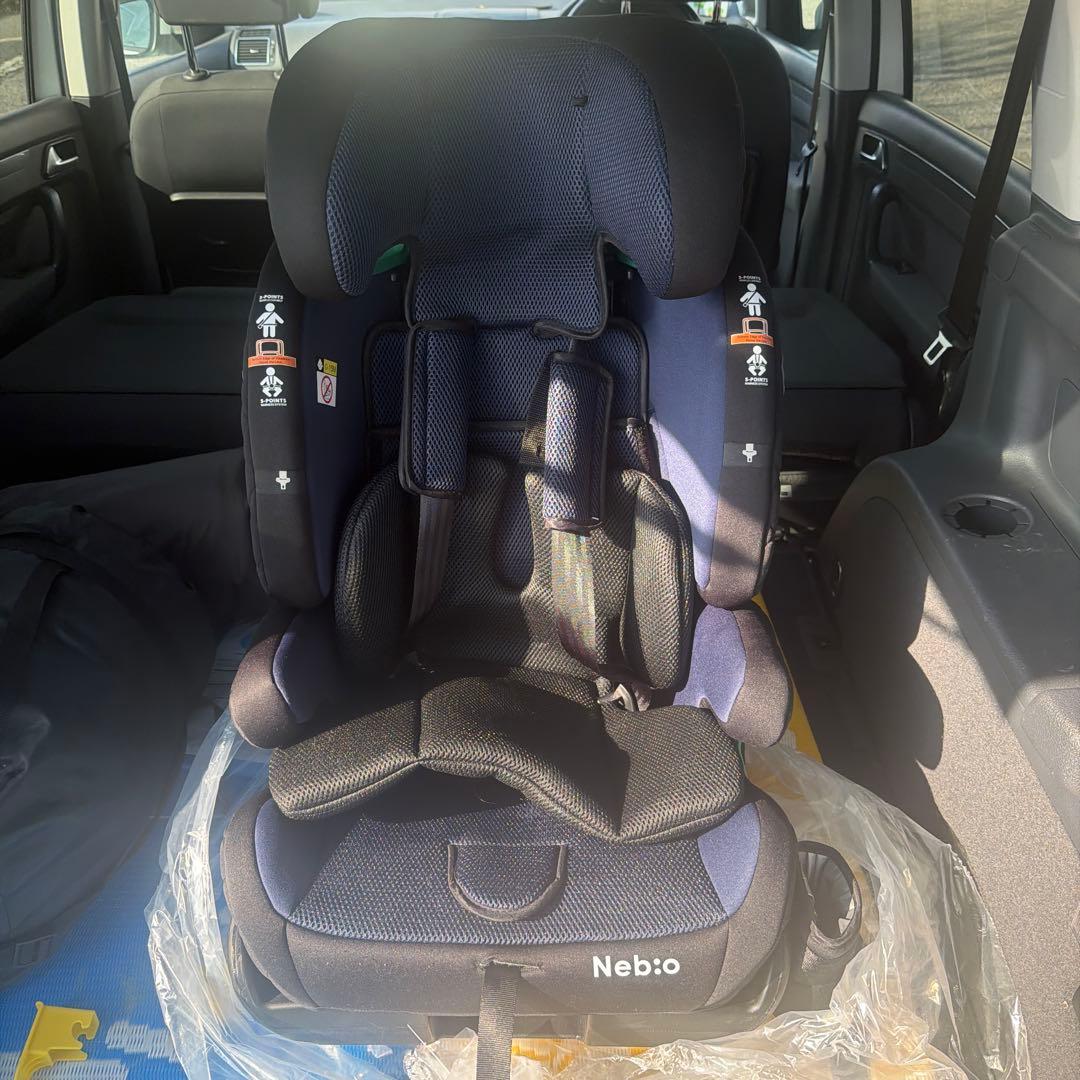 ジュニアシート ポップピットGリクライニングNebio ネイビー15ヶ月〜12歳