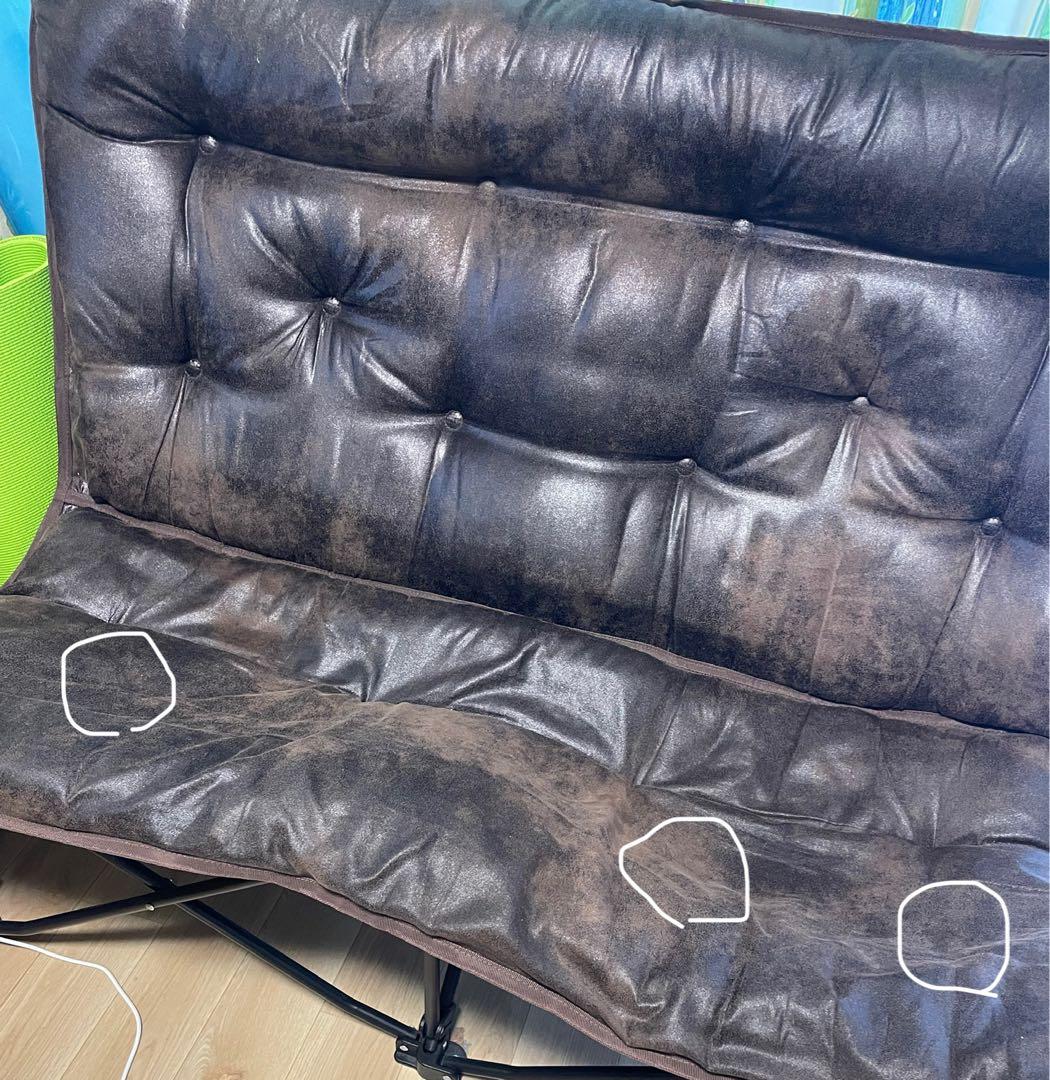 ニトリ アウトドアチェア 2人用 洗える＆はっ水