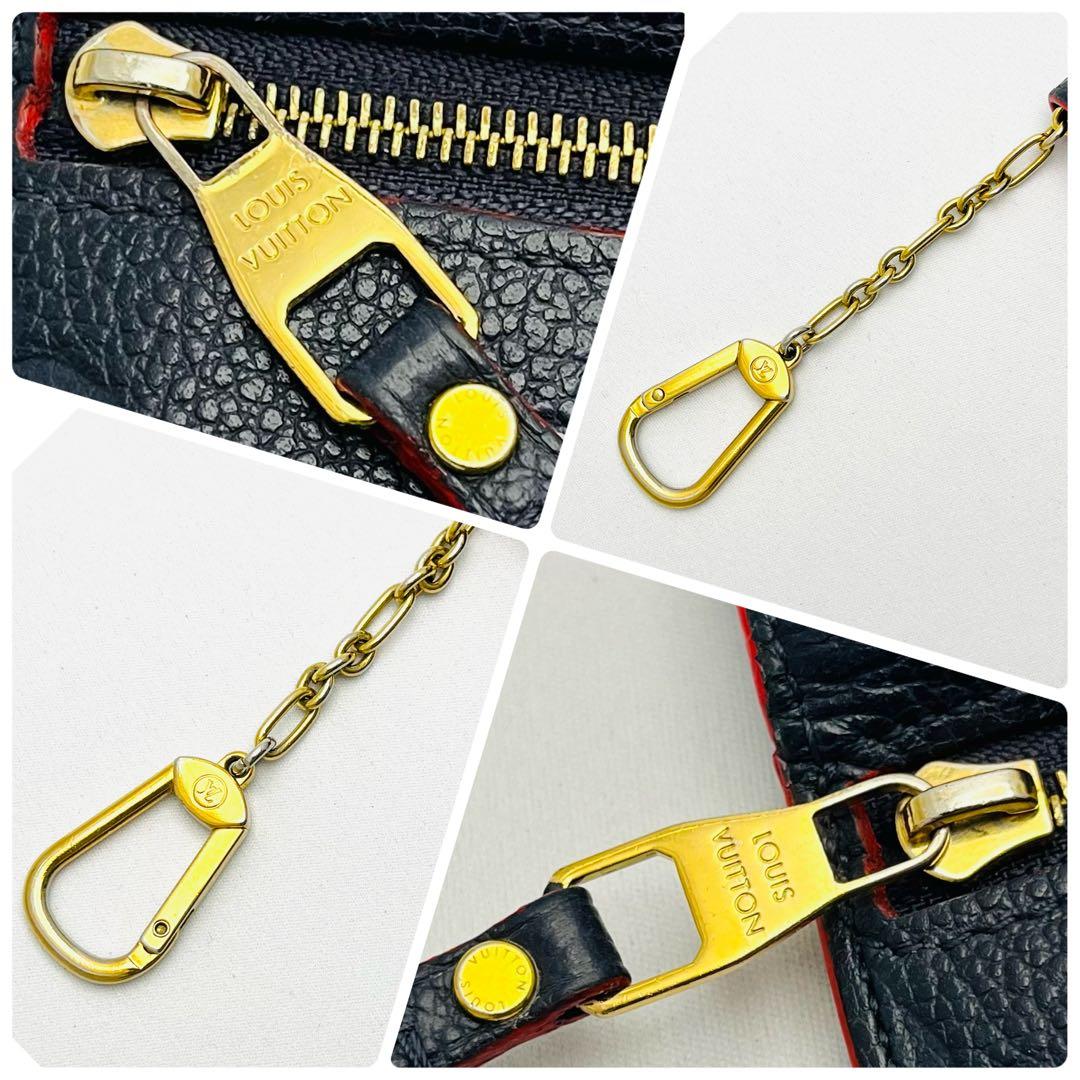 ルイヴィトン ケース アンプラント モノグラム　ポシェットクレ ネイビー