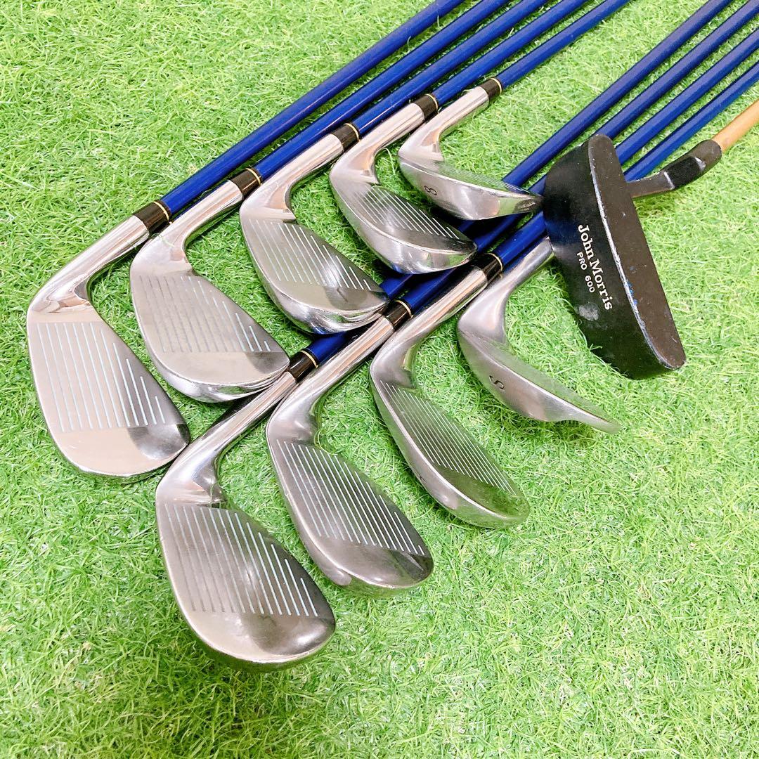 N7 【レフティー】初心者オススメ　ゴルフクラブセット　メンズ　13本