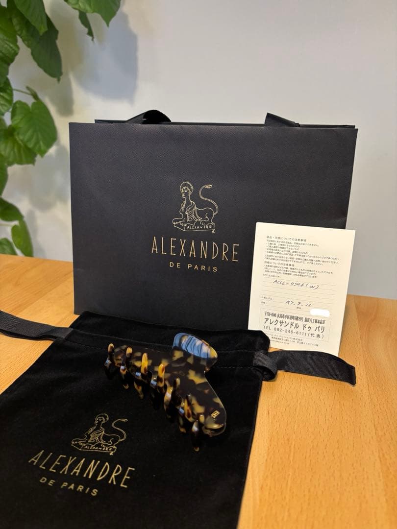 ★なあ★ALEXANDRE DE PARIS ヘアクリップ　Lクリップ