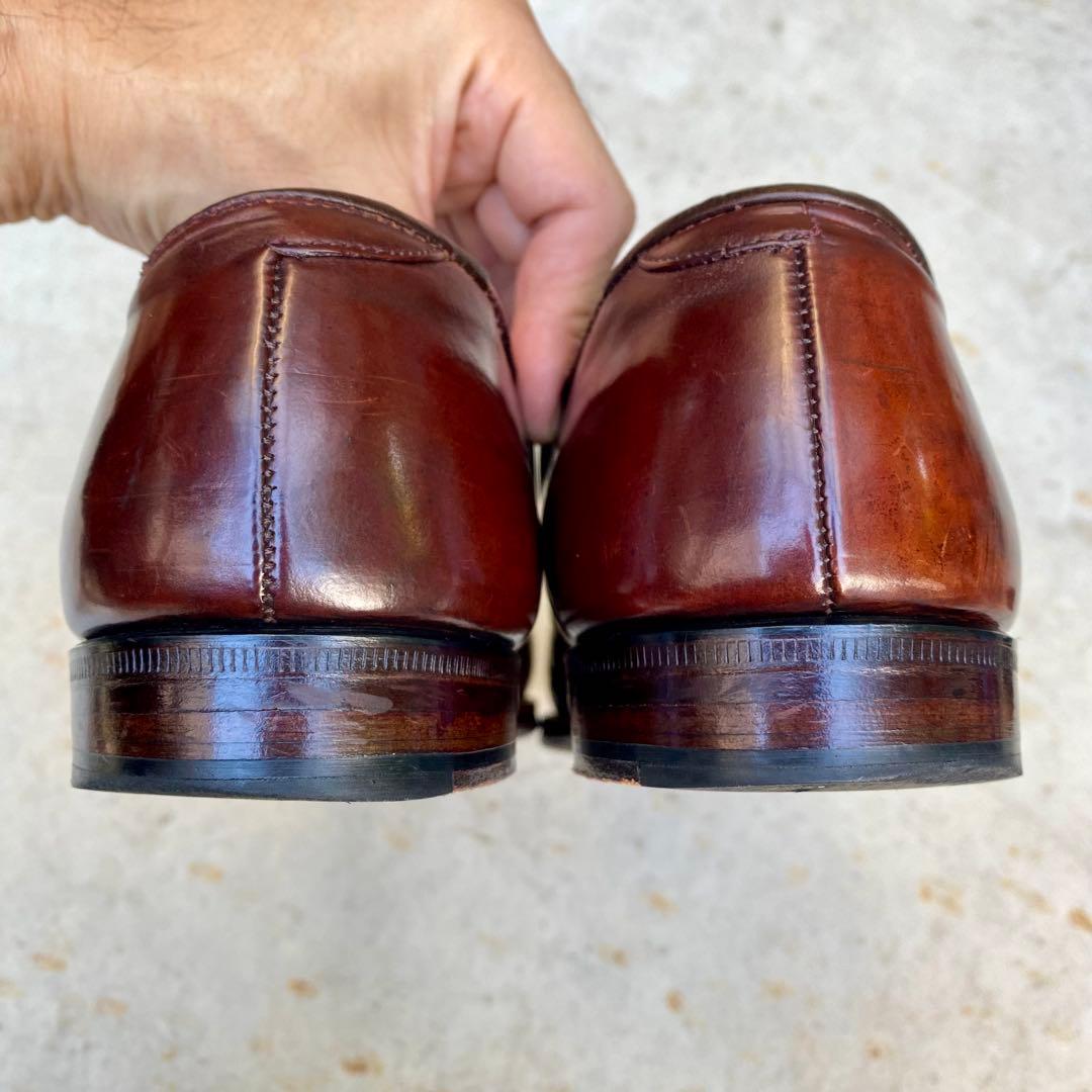 P様Alden954★サイズ10D★コードバン★バーガンディ★モンクストラップ