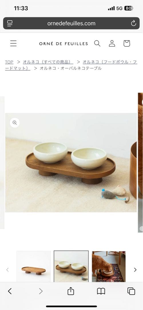 完売品♡オルネコ・オーバルネコテーブル　ネコちゃんわんちゃん➕オルネコブック