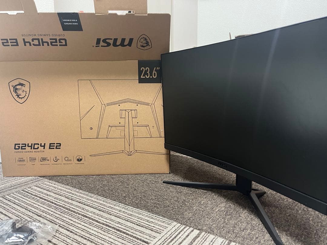 MSI G24C4 E2 23.6カーブドモニター【ゲーミング】2024年製