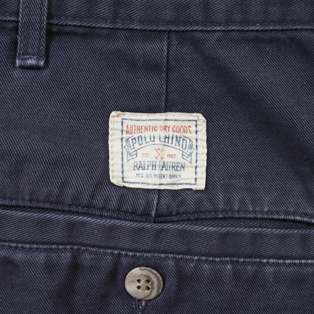 PoloRalphLauren90s初期タグUSA製ポロチノW38L30古着