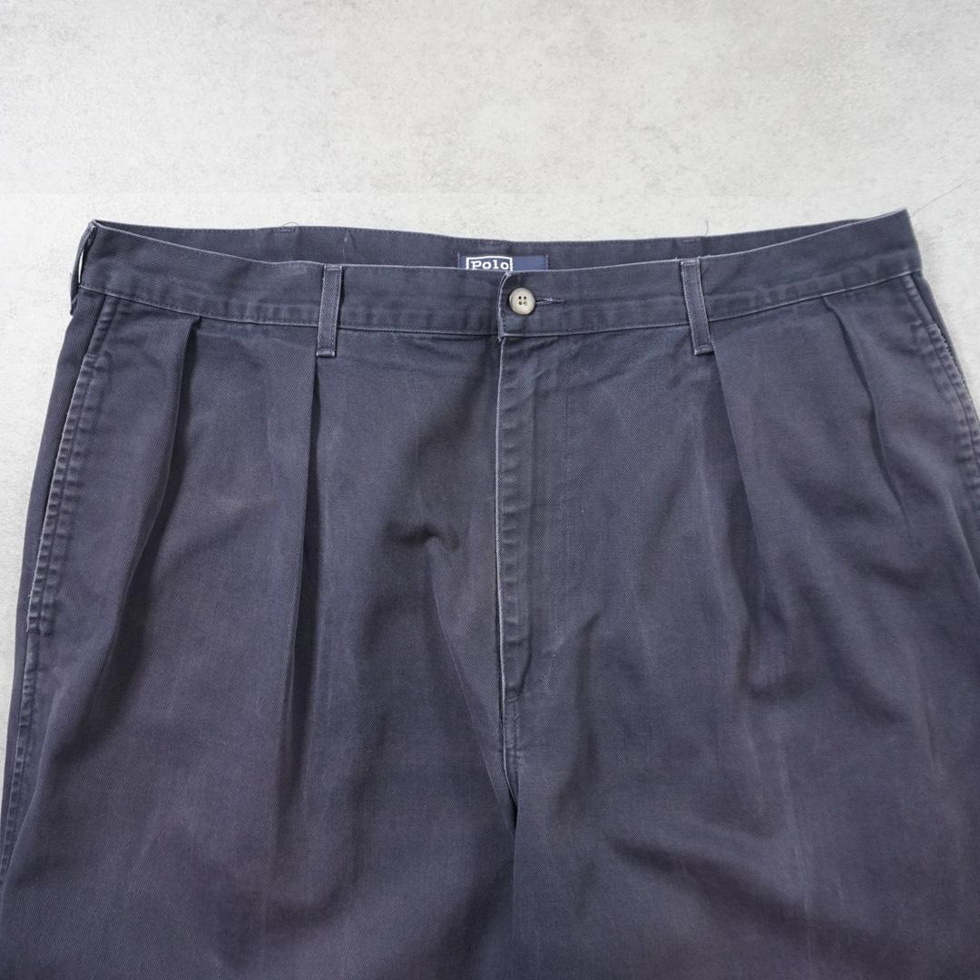 PoloRalphLauren90s初期タグUSA製ポロチノW38L30古着