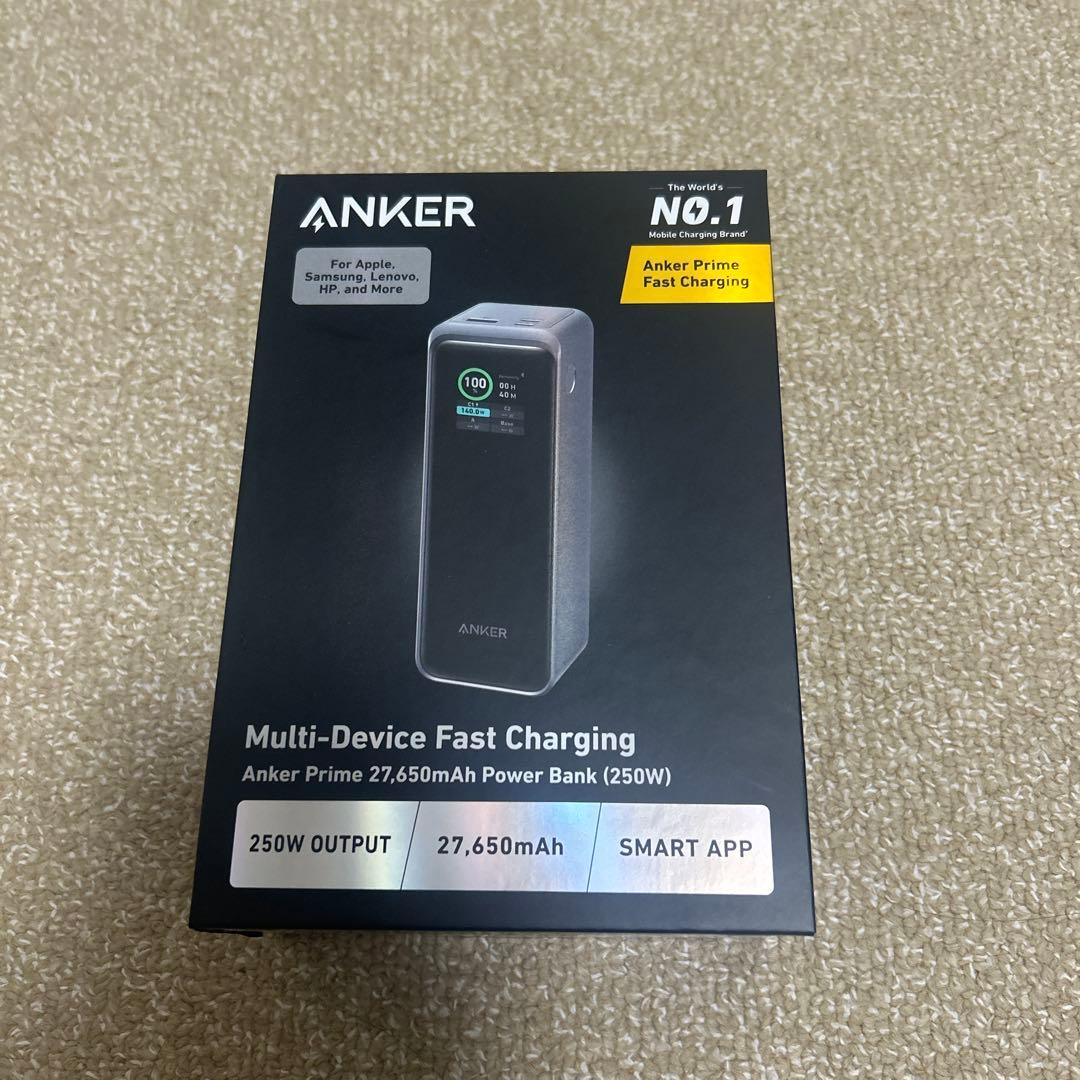 新品 アンカー Anker Prime Power Bank 27650mAh