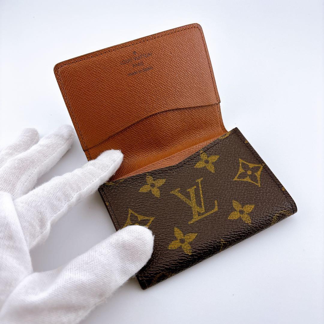 【良品】ルイヴィトン　モノグラム　アンヴェロップ カルトドゥヴィジット