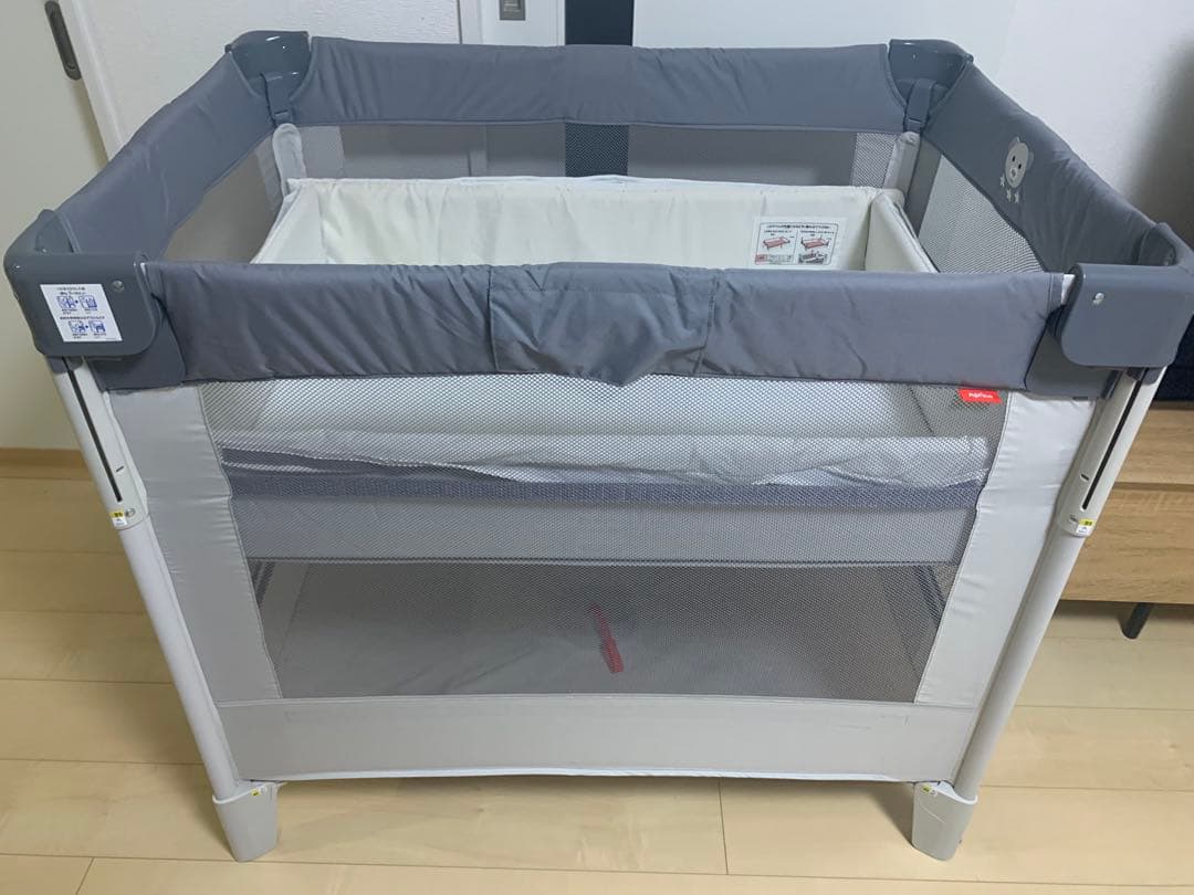 新品級　ココネルエアー　AB グレーベア　ベビーベッド 【週末限定値下げ】