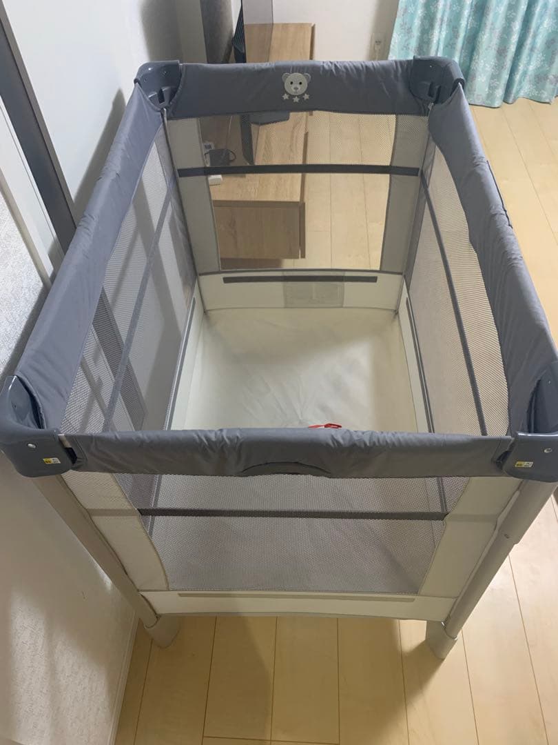 新品級　ココネルエアー　AB グレーベア　ベビーベッド 【週末限定値下げ】