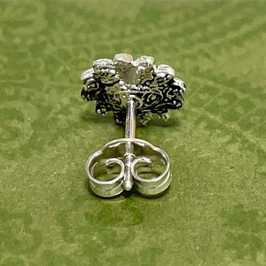 【極美品】グッチ　フラワーモチーフピアス片耳　メンズ/レディース　925