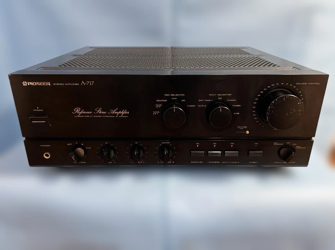 【音出し確認】　Pioneer A-717 プリメインアンプ