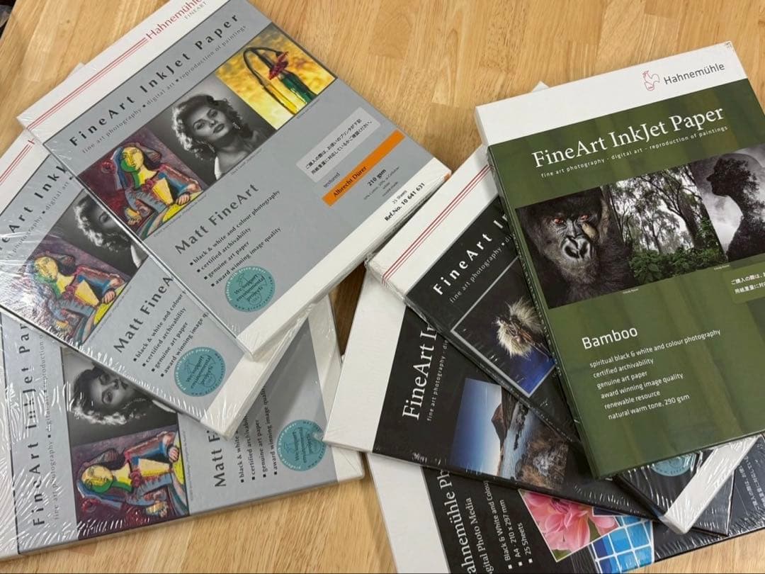 ハーネミューレ Hahnemuhle 用紙　A4 7個セット