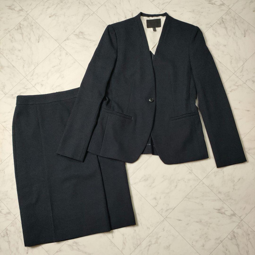 ICB Warm ette ノーカラー ジャケット スカート