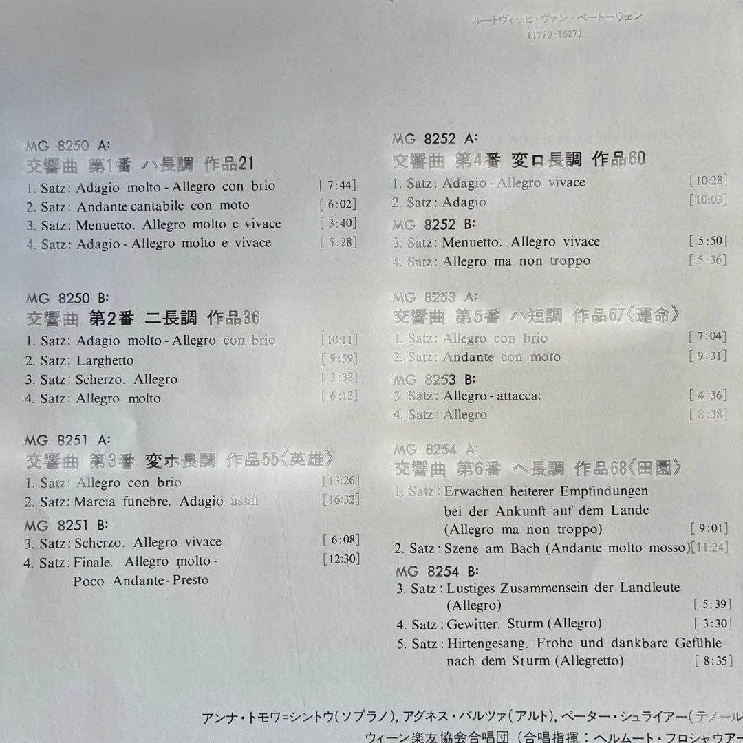 新春セール LP ベートーヴェン交響曲全集 カラヤン ベルリン 1975