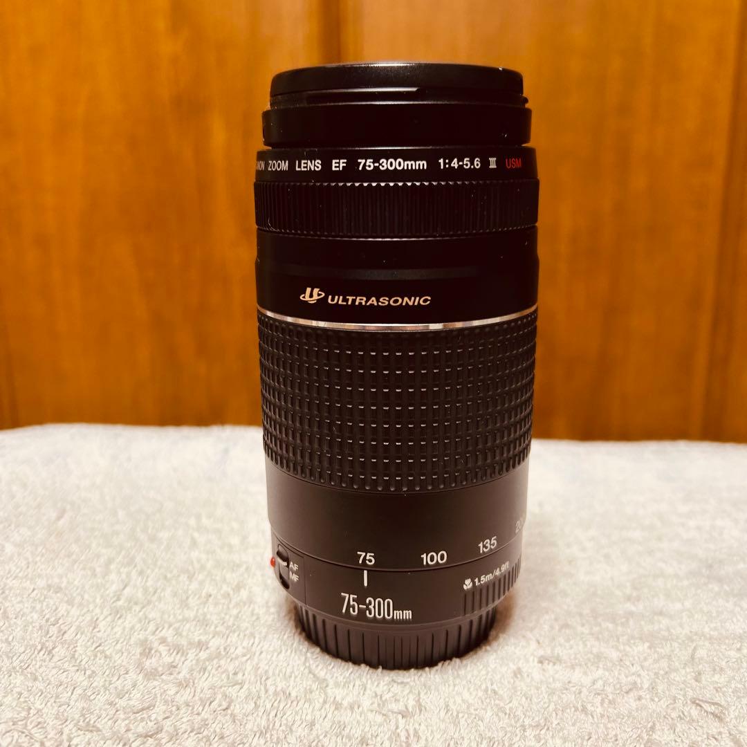 Canon EF 75-300mm 4-5.6 III USM 超望遠レンズ