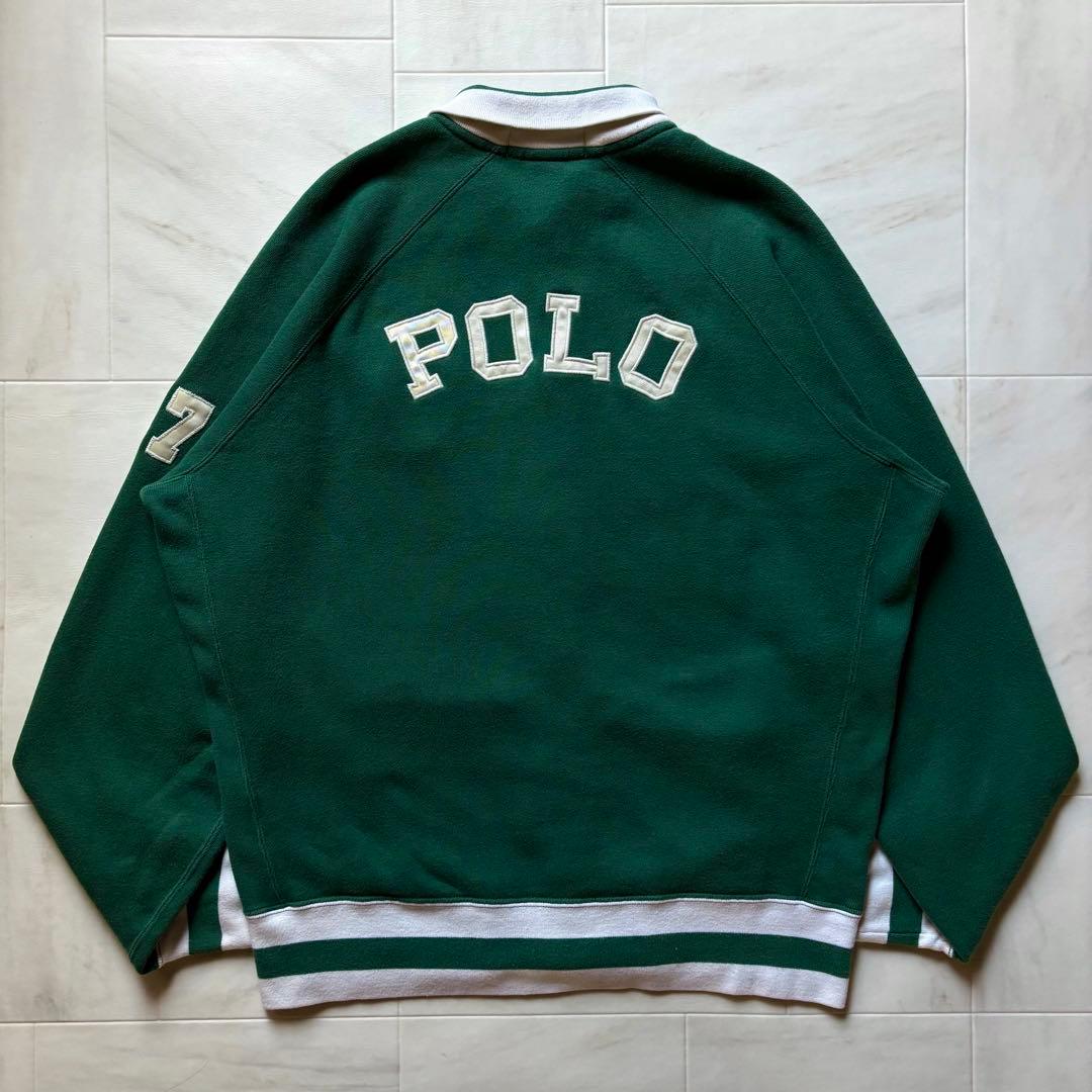 【香港製】 ポロスポーツ ラルフローレン タイガースウェットスタジャン Mサイズ