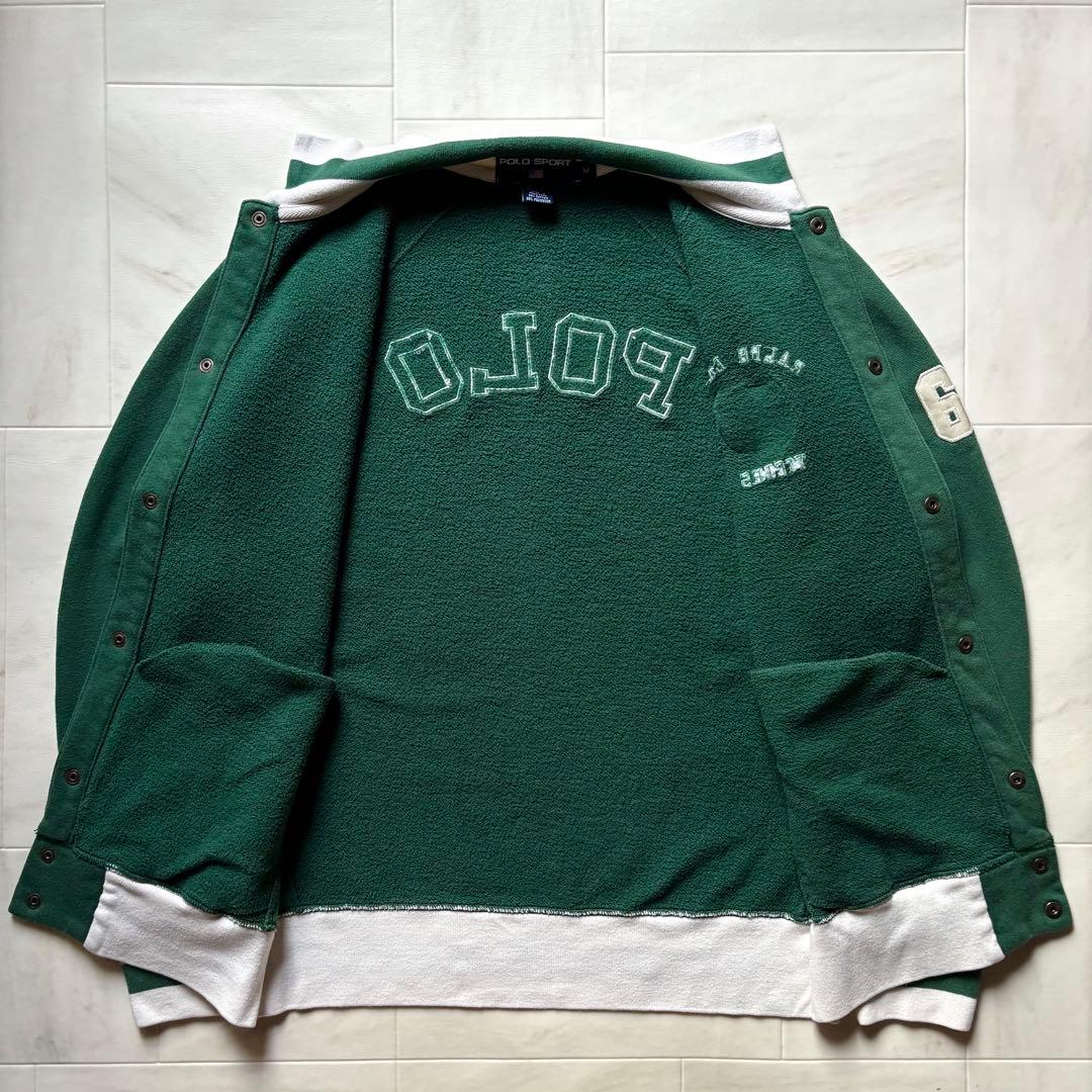 【香港製】 ポロスポーツ ラルフローレン タイガースウェットスタジャン Mサイズ