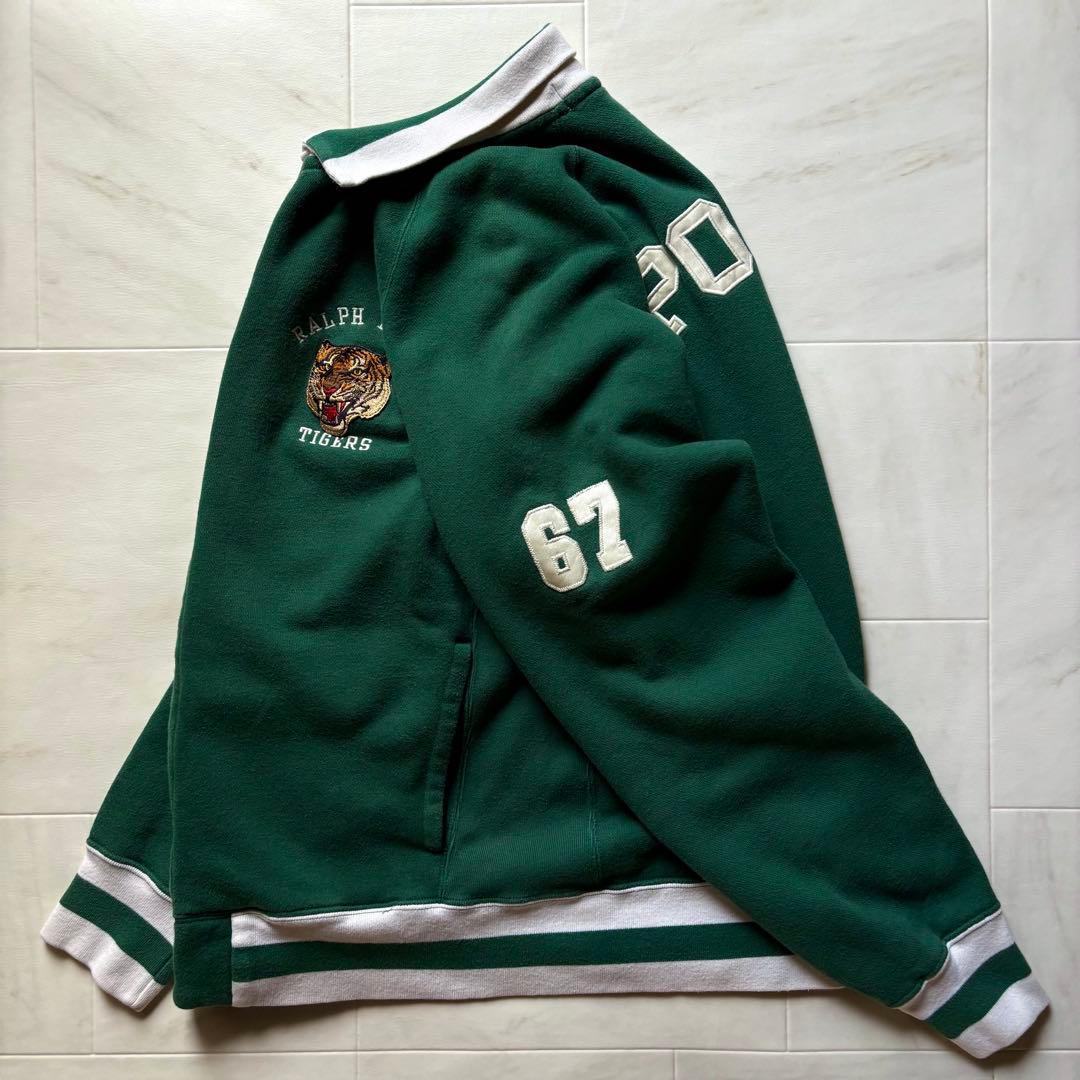 【香港製】 ポロスポーツ ラルフローレン タイガースウェットスタジャン Mサイズ
