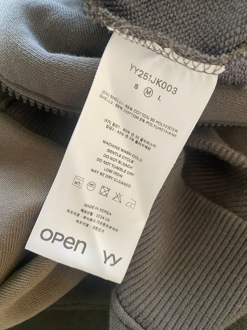 正規品 OPEN YY POCKET WASHED BOX HOODIE