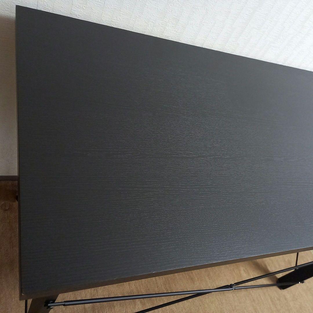 デスク　パソコンデスク　ニトリ　サーヤ　幅120×縦60×高76　ダークブラウン