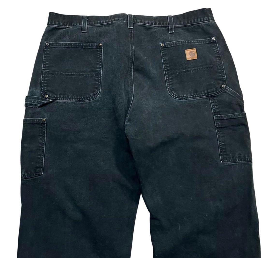 カーハート ダブルニー B136 ペインターパンツ ブラック