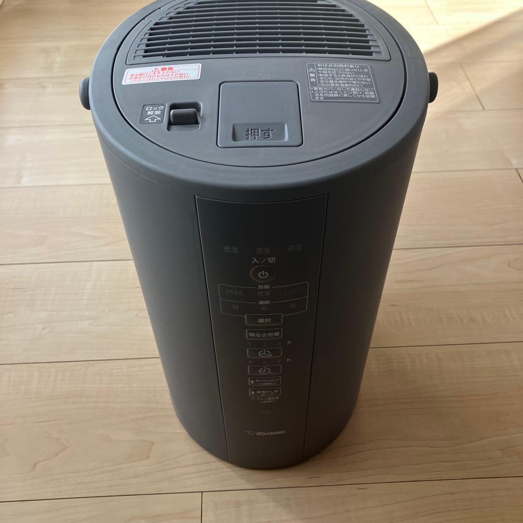 象印 スチーム式加湿器 グレー 4.0L EE-DC50