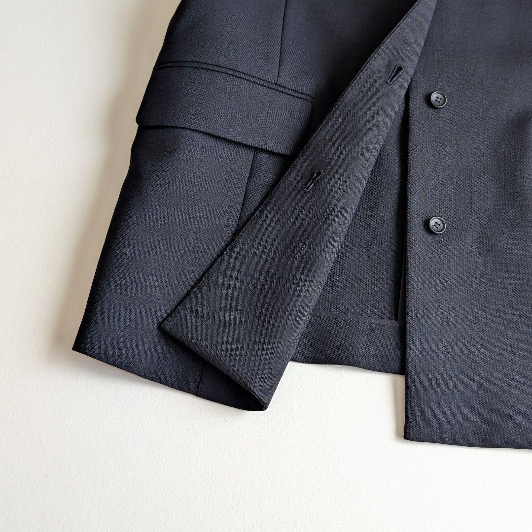 ebure ハイカウントドライウール ジレブラウス エブール ベスト