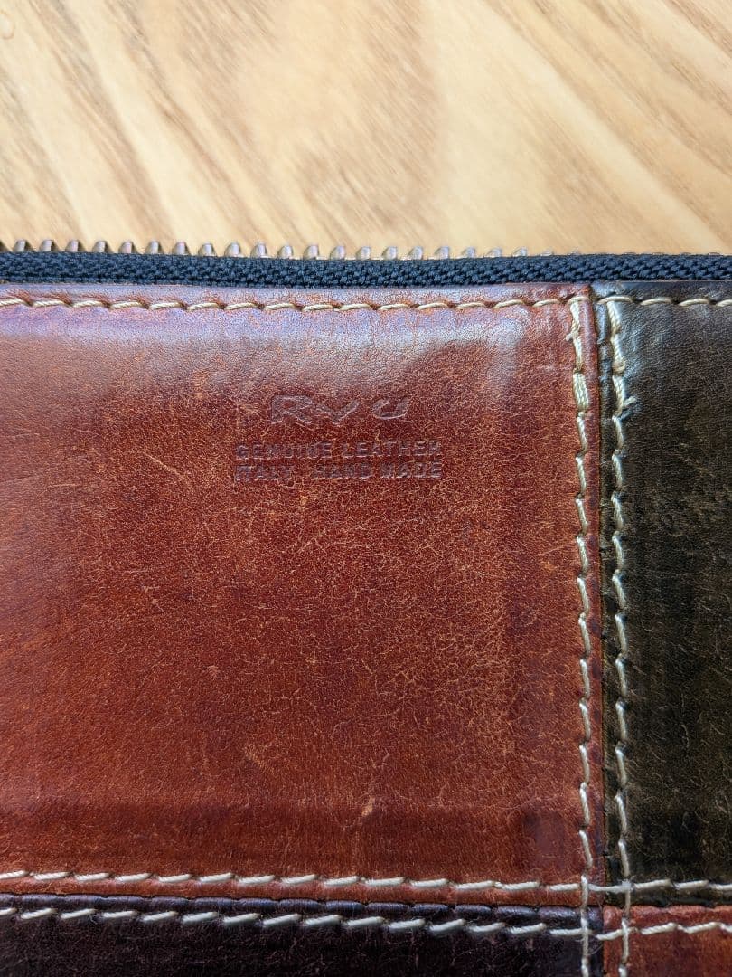 ryu長財布 ブラウン系 タッセル付き