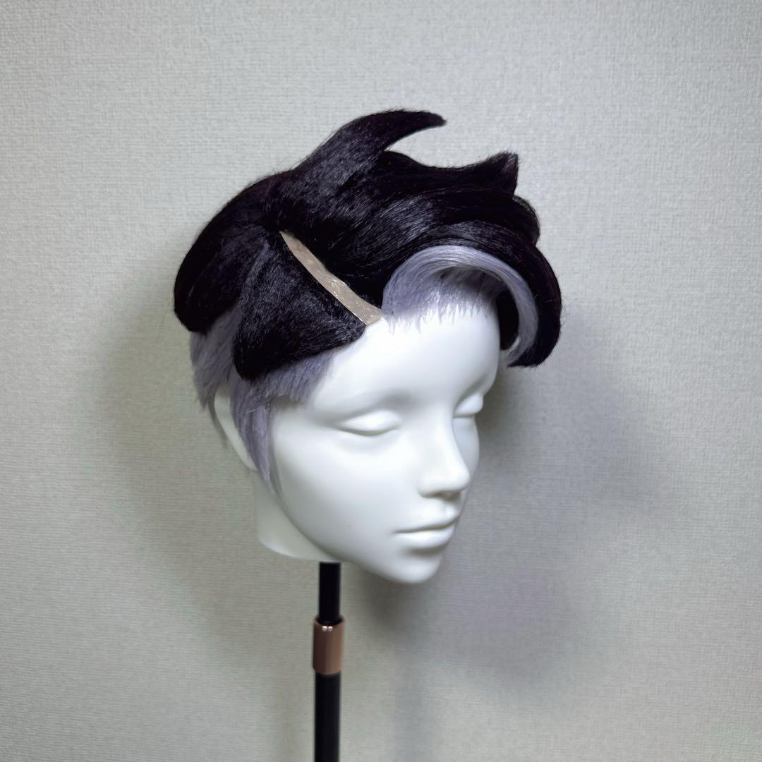 ポケモンZA カラスバ　コスプレ　ウィッグ　完成品　カットセット済み