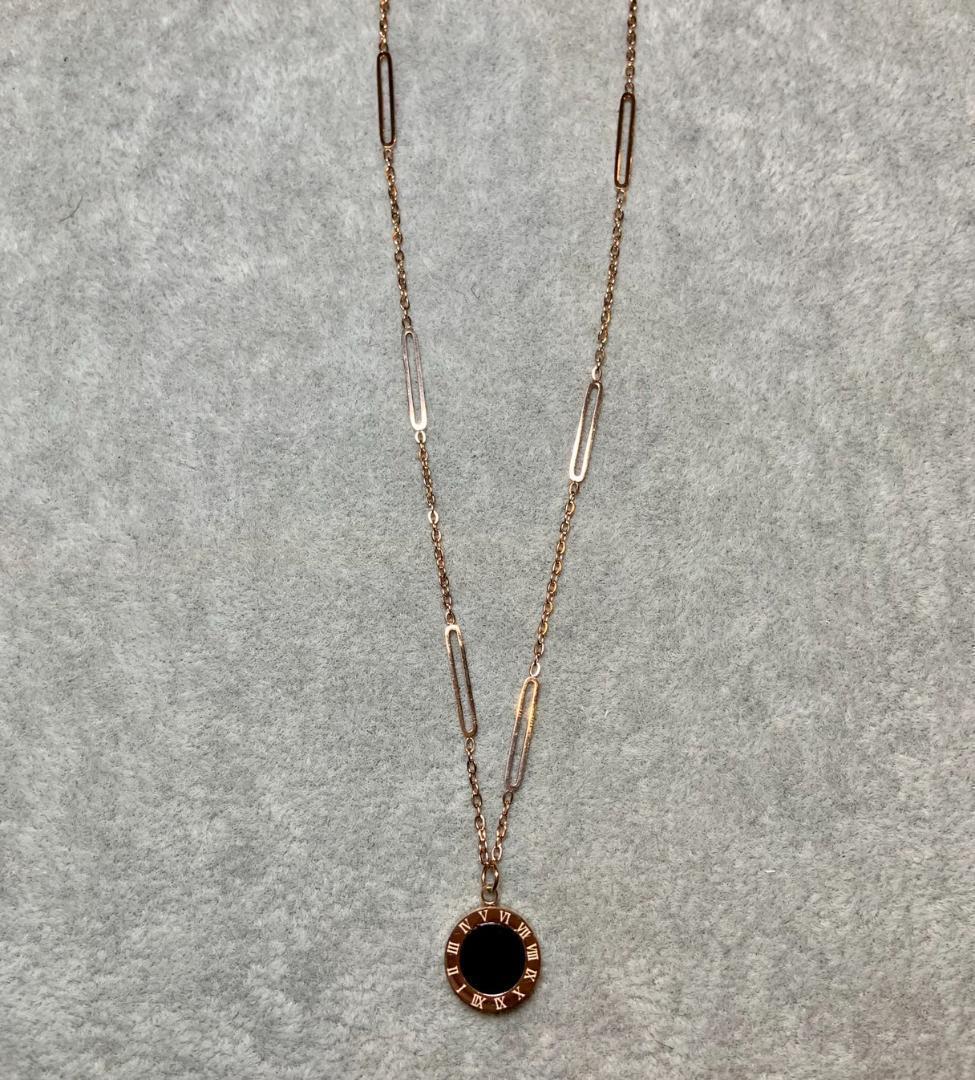 414 ローズゴールド ネックレス リバーシブル アクセサリー ジュエリー