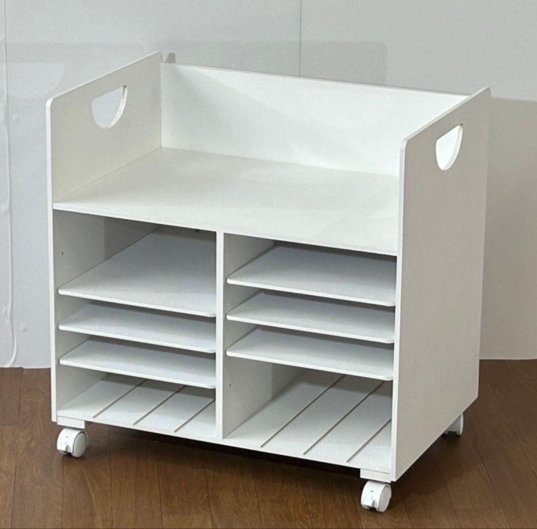 ランドセル収納ラック　no3434ホワイト