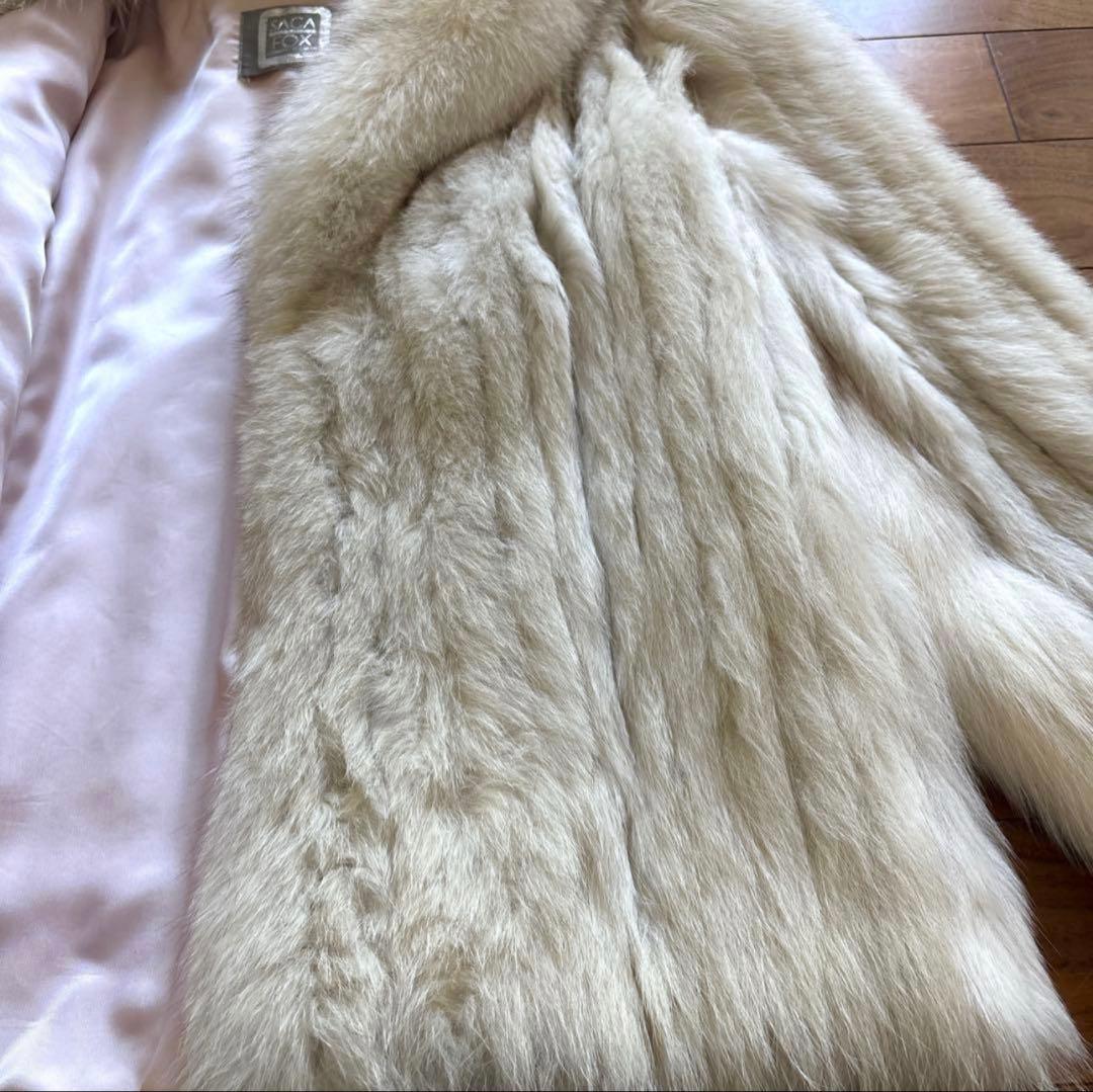 SAGAFOX サガフォックス リアルファー コート　ミンク毛皮　9号