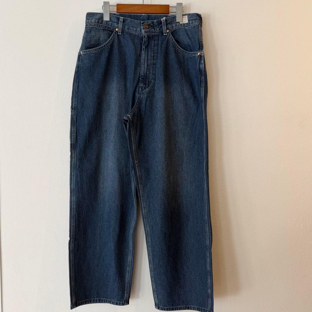 【BIG MAC】DENIM PAINTER PANTS USED M