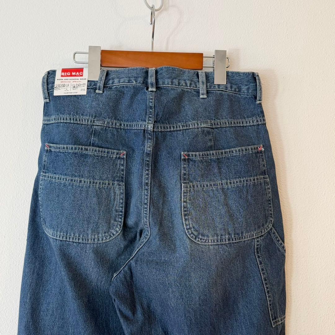 【BIG MAC】DENIM PAINTER PANTS USED M