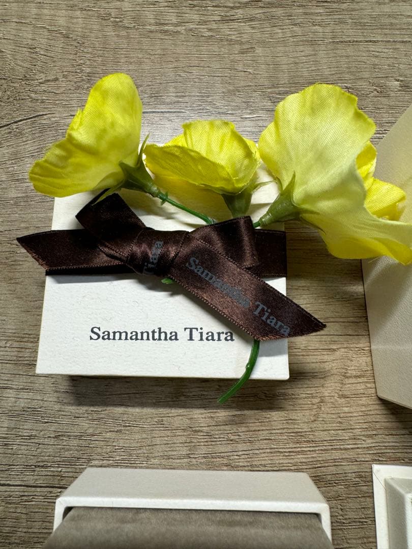 【Waka】SamanthaTiara フラワーレターズネックレス・リング