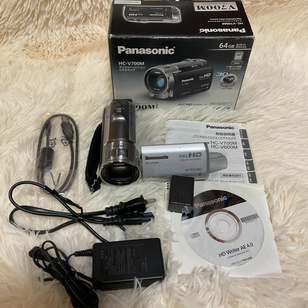 【簡易動作確認済】Panasonic HC-V700M フルHD ビデオカメラ